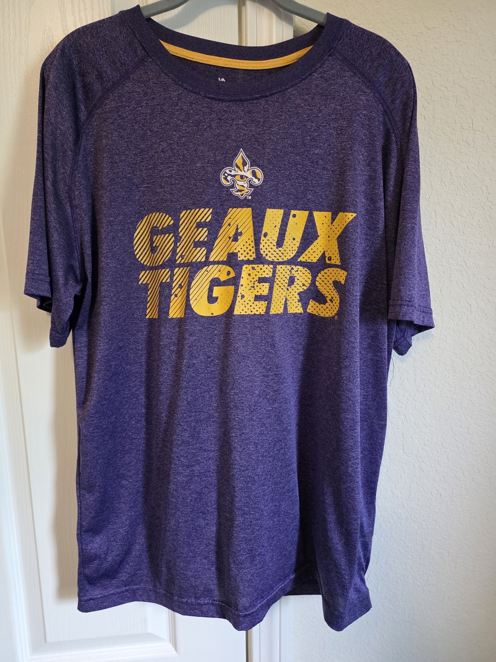 Knights Apparel LSU Purple & Yellow Geaux Tigers Short Sleeve Tee